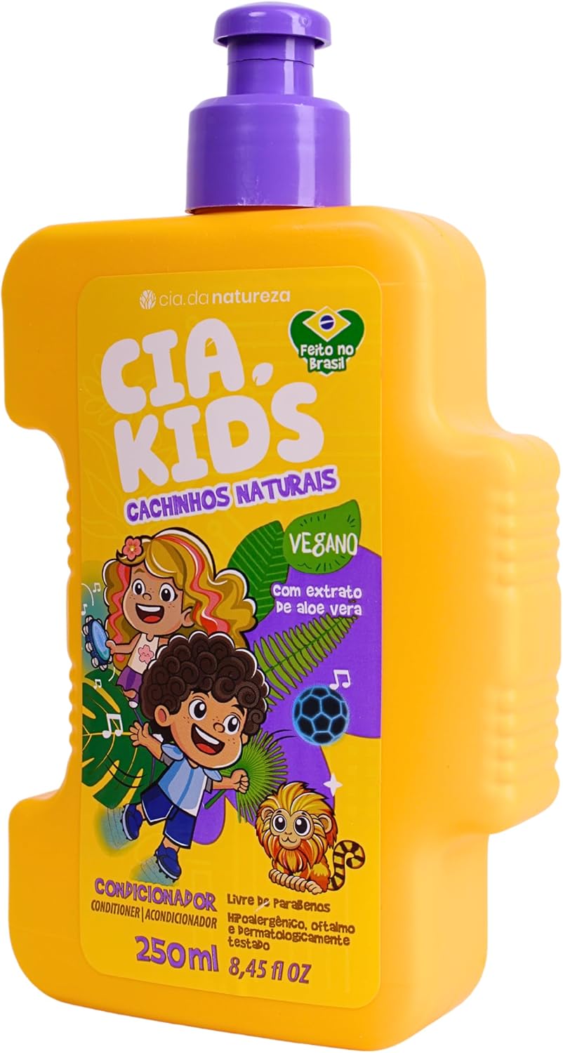 Condicionador Cia da Natureza Kids Cachinhos Naturais 250ml 3 Condicionador Cia da Natureza Kids Cachinhos Naturais 250ml - Imagem 3