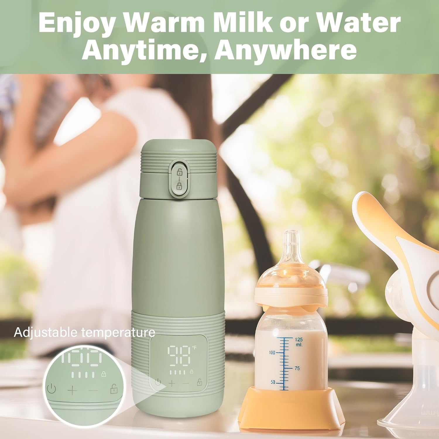 Aquecedor de Mamadeira Portátil CUXFLS 500ml - Aquecimento Rápido 9 Aquecedor de Mamadeira Portátil CUXFLS 500ml - Aquecimento Rápido - Imagem 9