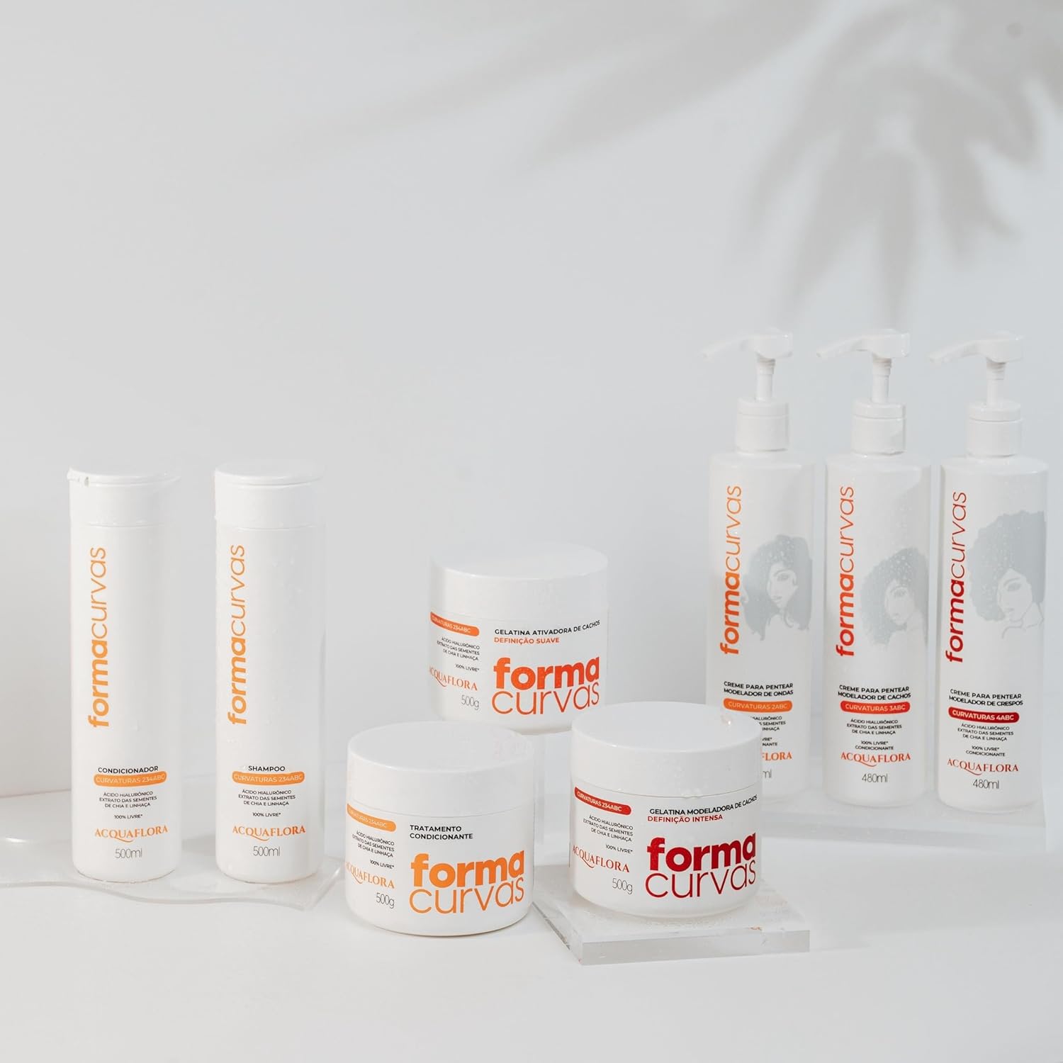 Condicionador Acquaflora Forma Curvas 500ml Cabelos Cacheados 3 Condicionador Acquaflora Forma Curvas 500ml Cabelos Cacheados - Imagem 3