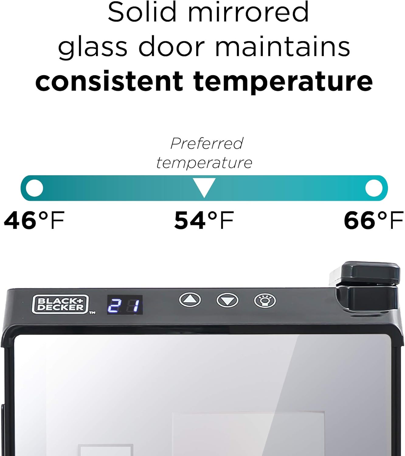 Adega Climatizada Black+Decker BD60336 para 12 Garrafas 4 Adega Climatizada Black+Decker BD60336 para 12 Garrafas - Imagem 4