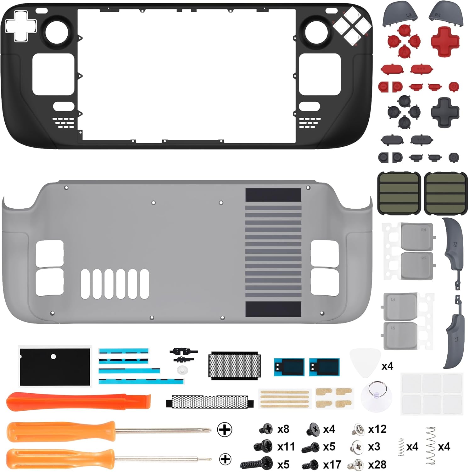 Carcaça eXtremeRate Steam Deck LCD Conjunto Completo NES 2 Carcaça eXtremeRate Steam Deck LCD Conjunto Completo NES - Imagem 2