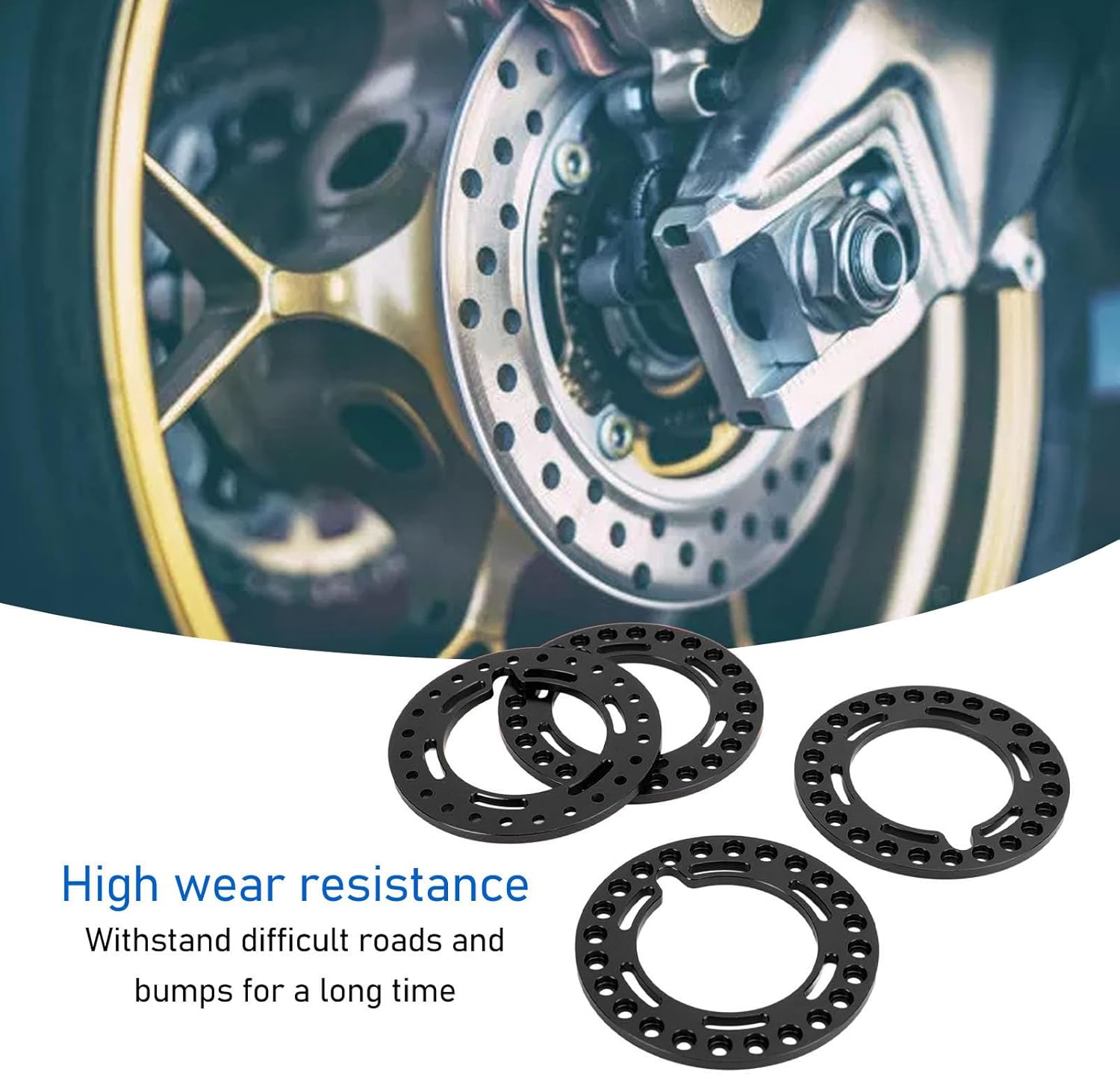 Anéis Beadlock TOPINCN 1.9 pol para Rodas de Carro RC 1/10 7 Anéis Beadlock TOPINCN 1.9 pol para Rodas de Carro RC 1/10 - Imagem 7