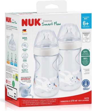 Kit Mamadeiras NUK Essence Smart Flow 270ml Anticólica