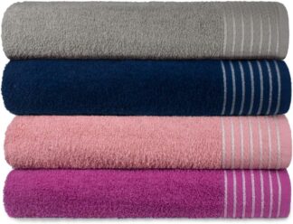 Kit 4 Toalhas Banhão Casa di Nalu Sublime Extra Macias Algodão