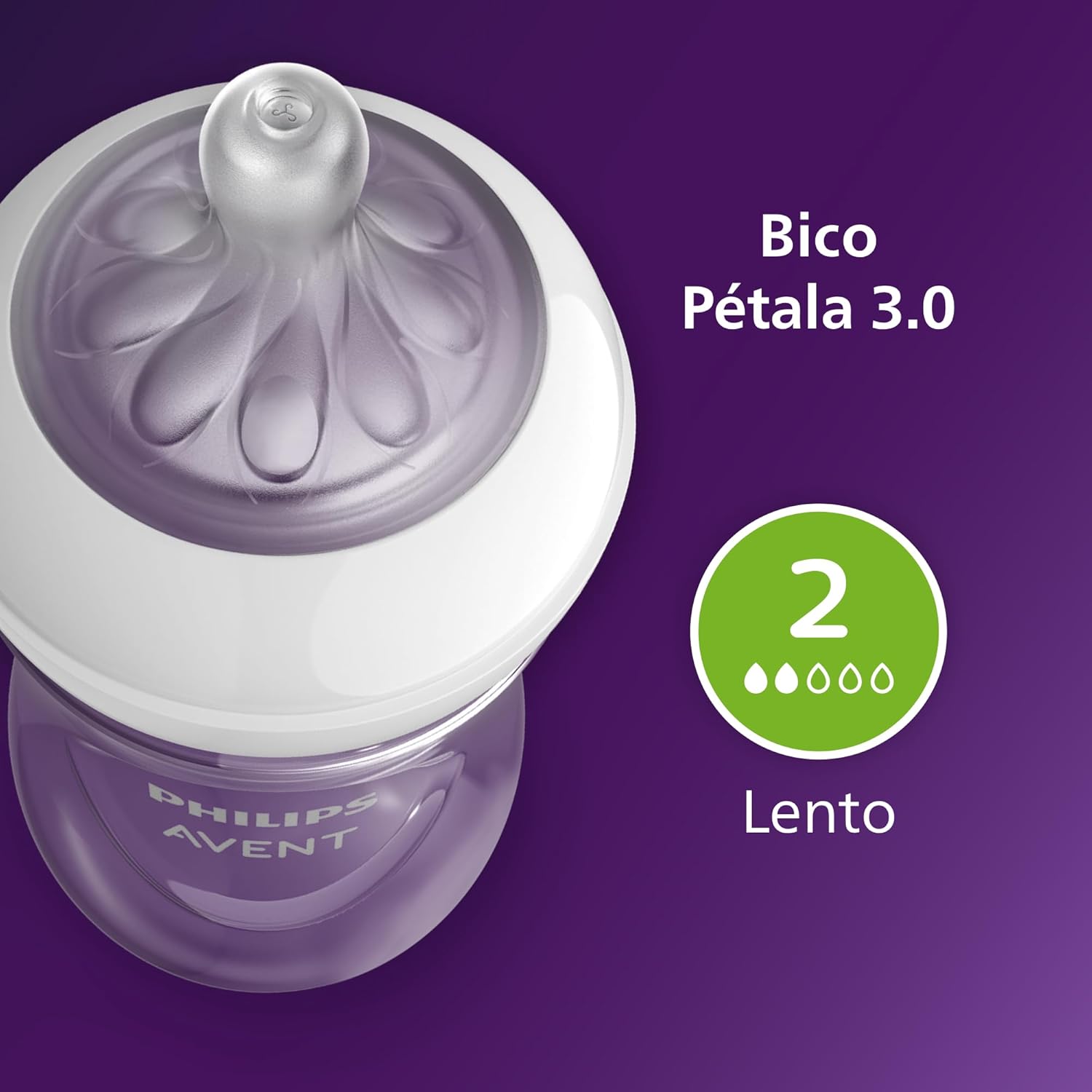 Mamadeira Philips Avent Pétala 3.0 AirFree 125ml SCY670/01 8 Mamadeira Philips Avent Pétala 3.0 AirFree 125ml SCY670/01 - Imagem 8