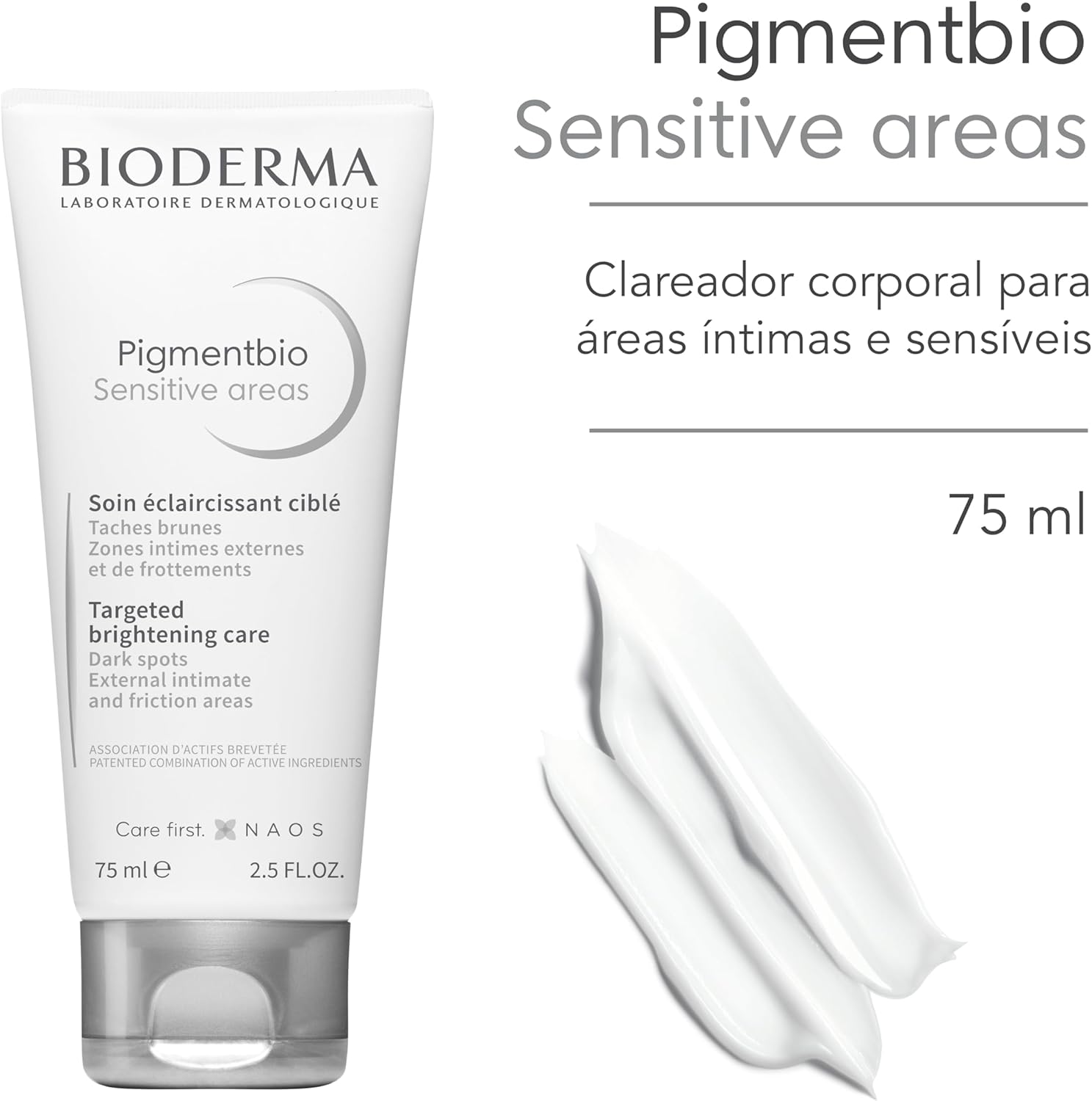 Creme Clareador Pigmentbio Bioderma para Áreas Íntimas 75ml 2 Creme Clareador Pigmentbio Bioderma para Áreas Íntimas 75ml - Imagem 2