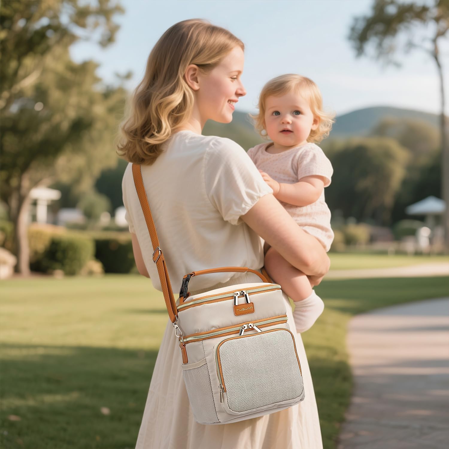 Bolsa Térmica TUGUAN Double Layer para Leite Materno Portátil 7 Bolsa Térmica TUGUAN Double Layer para Leite Materno Portátil - Imagem 7