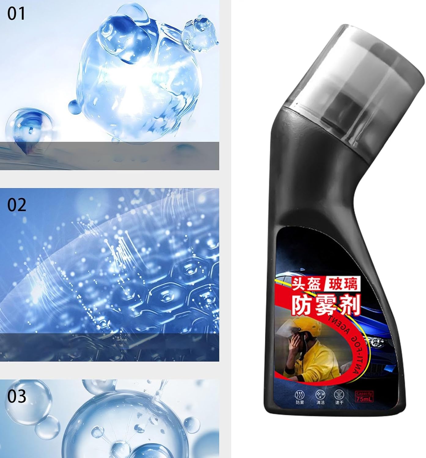 Agente Antiembaçante FASSME 70ml Spray para Vidros e Espelhos 8 Agente Antiembaçante FASSME 70ml Spray para Vidros e Espelhos - Imagem 8