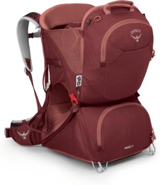 Osprey Poco LT Montanha Vermelha Bolsa Infantil Compacta e Leve