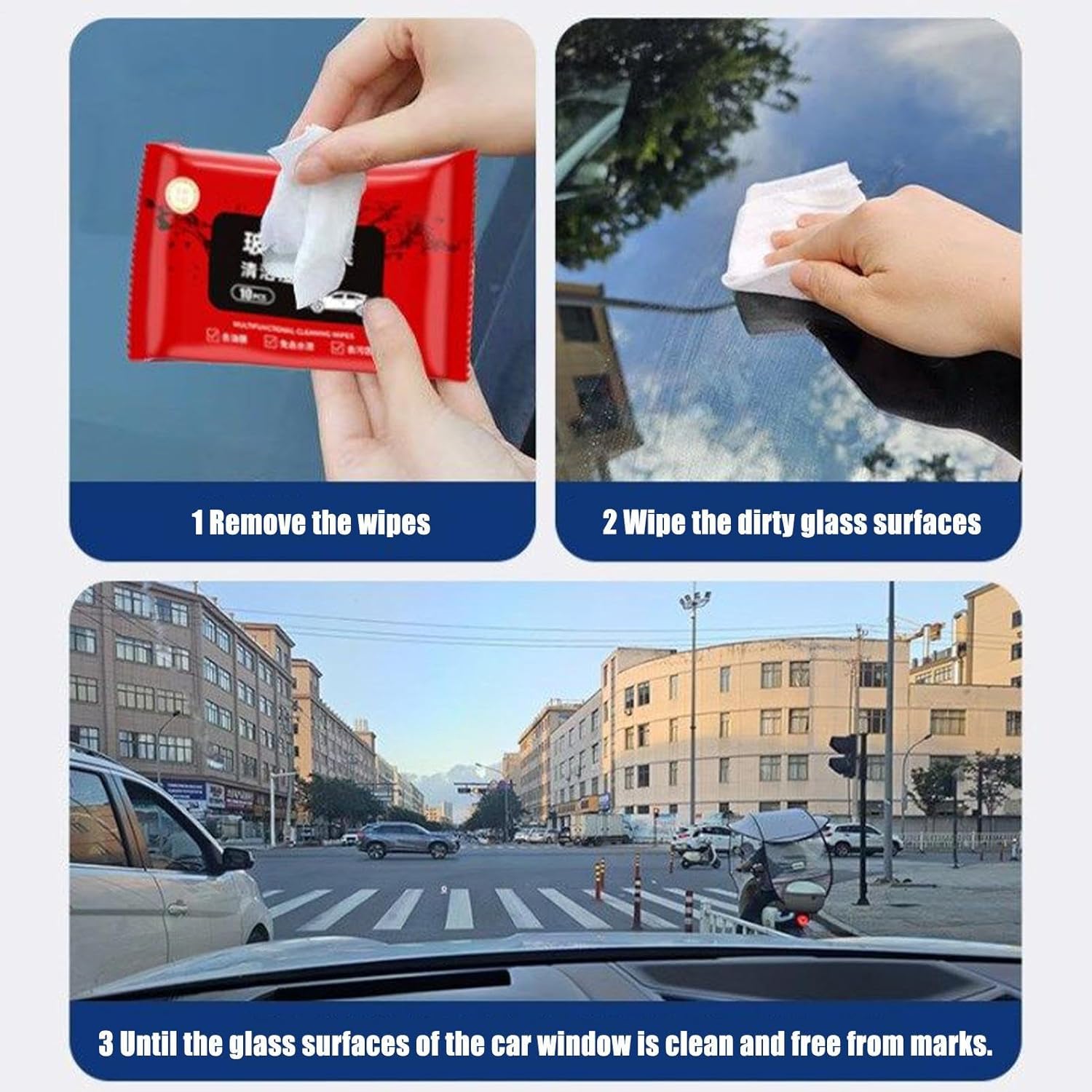 Removedor de Película de Óleo para Para-brisas de Carro Limpeza 6 Removedor de Película de Óleo para Para-brisas de Carro Limpeza - Imagem 6