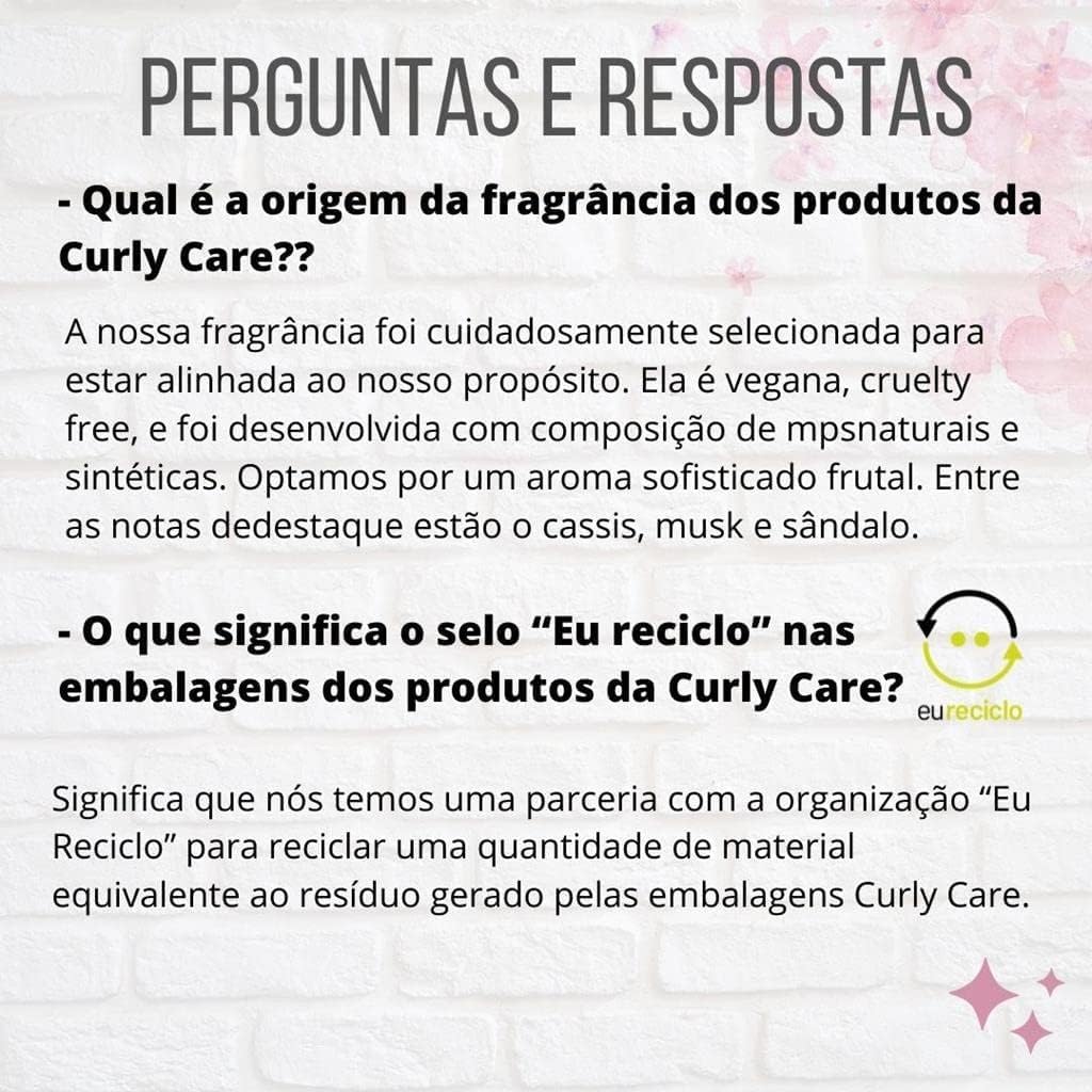Condicionador Nutritivo Curly Care 300ml para Cabelos Ressecados 5 Condicionador Nutritivo Curly Care 300ml para Cabelos Ressecados - Imagem 5