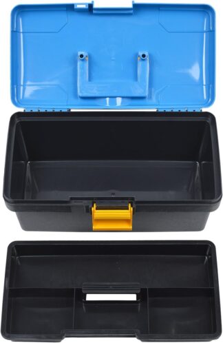 Caixa de Ferramentas com Bandeja 14 Polegadas Valeplast Azul