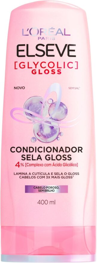 Condicionador L'Oreal Paris Elseve Glycolic Gloss Brilho Intenso