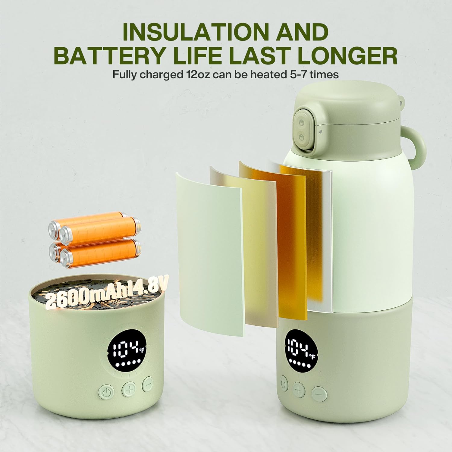 Aquecedor de Mamadeiras Haslife Portátil para Viagem Rápido 5 Aquecedor de Mamadeiras Haslife Portátil para Viagem Rápido - Imagem 5