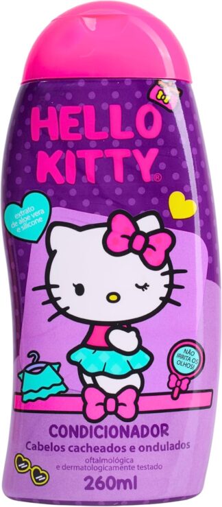 Condicionador Infantil Farmax Hello Kitty para Cabelos Cacheados