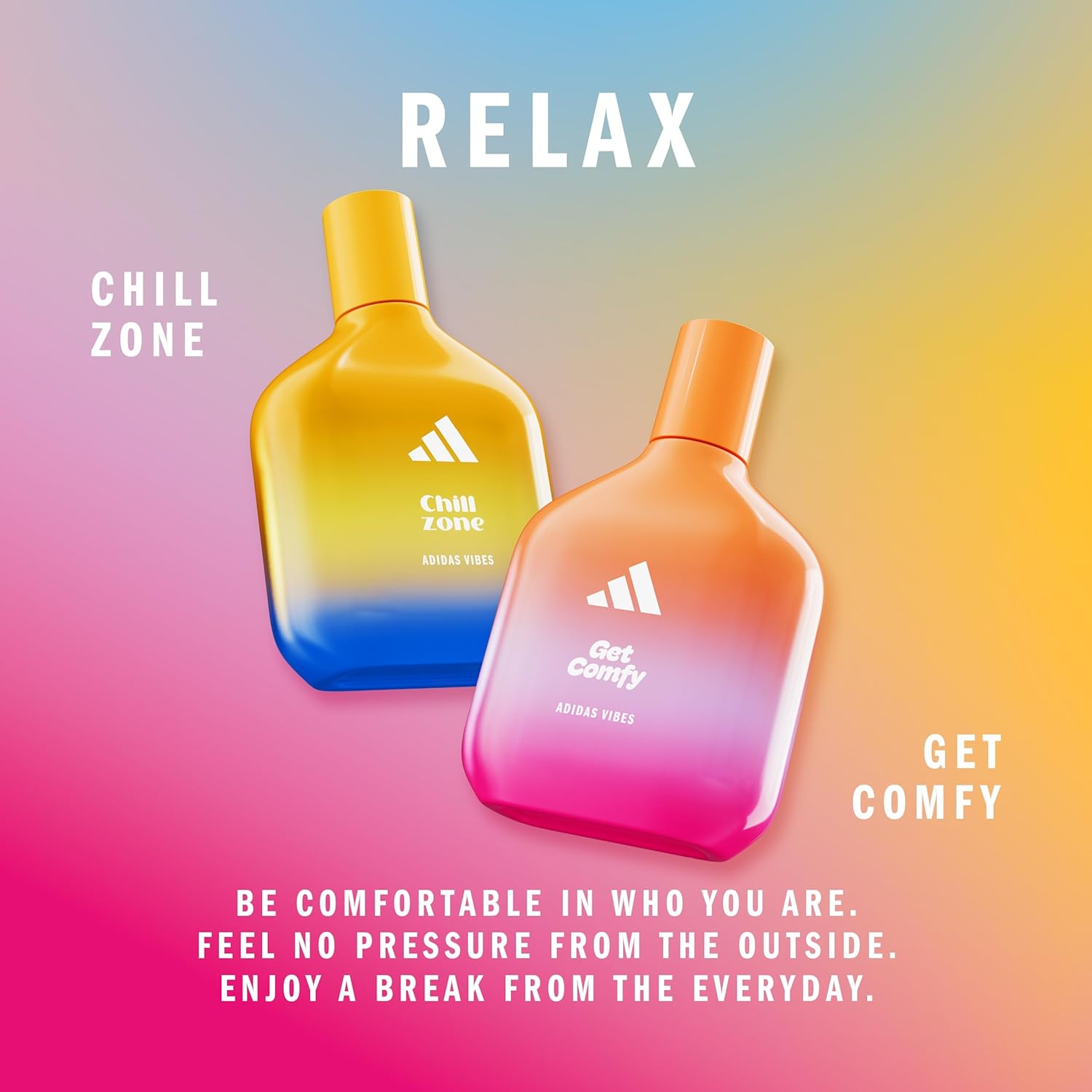 Perfume Adidas Vibes Get Comfy Eau de Parfum 100ml Floral 7 Perfume Adidas Vibes Get Comfy Eau de Parfum 100ml Floral - Imagem 7