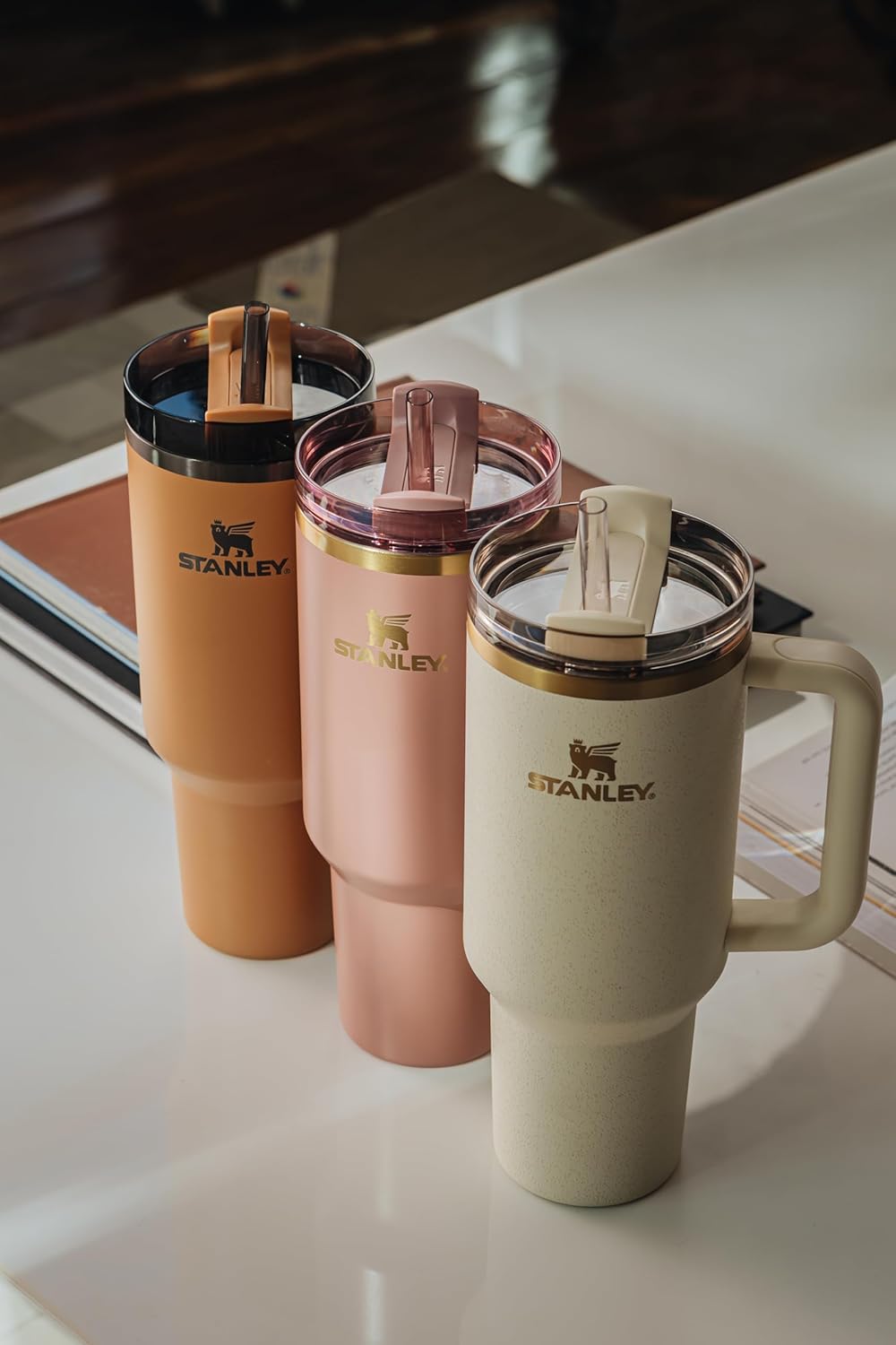 Copo Térmico Stanley Quencher H2.0 1,18L Antique Pink 6 Copo Térmico Stanley Quencher H2.0 1,18L Antique Pink - Imagem 6