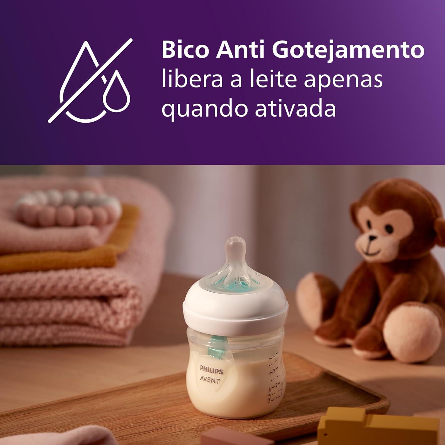 Mamadeira Philips Avent Pétala 3.0 AirFree 125ml SCY670/01 5 Mamadeira Philips Avent Pétala 3.0 AirFree 125ml SCY670/01 - Imagem 5