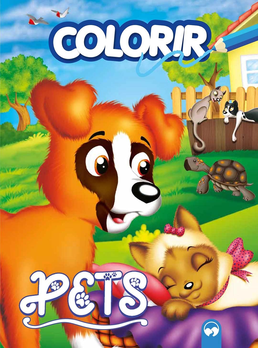 Livro de Colorir Vale das Letras Pets Explosão de Cores Infantil 1 Livro de Colorir Vale das Letras Pets Explosão de Cores Infantil