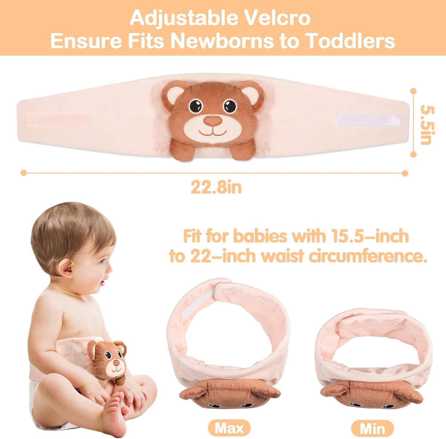 Cinto Térmico Heigoeost para Alívio de Cólica em Recém-Nascidos 4 Cinto Térmico Heigoeost para Alívio de Cólica em Recém-Nascidos - Imagem 4