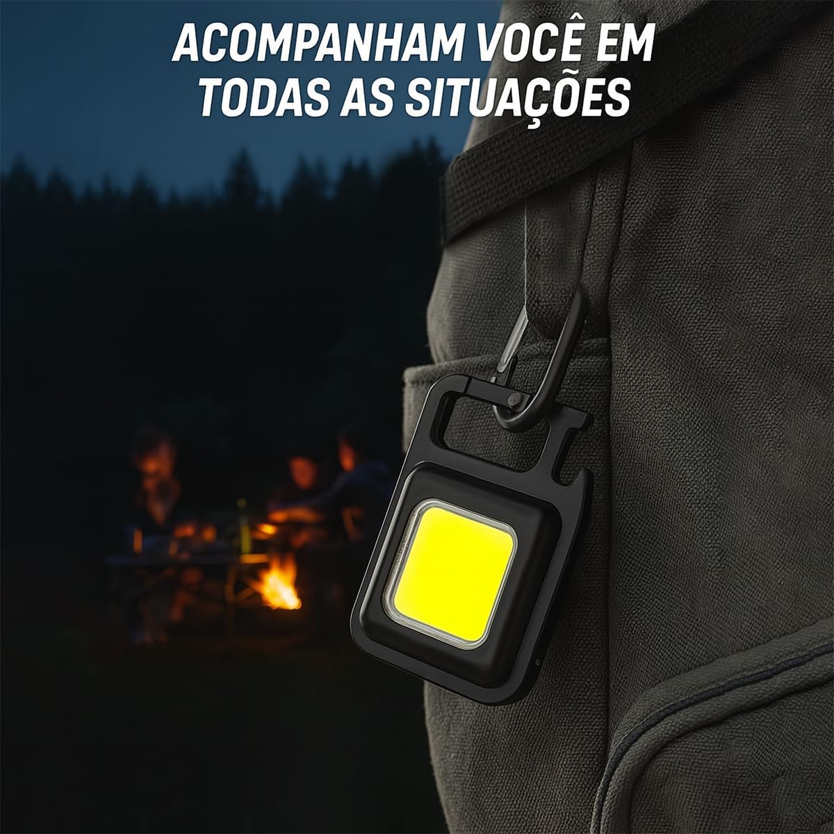 Mini Lanterna LED Recarregável Genérico 001 Portátil Compacta 4 Mini Lanterna LED Recarregável Genérico 001 Portátil Compacta - Imagem 4