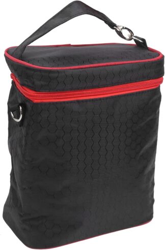 Saco Térmico para Mamadeiras Impermeável de Poliéster Preto