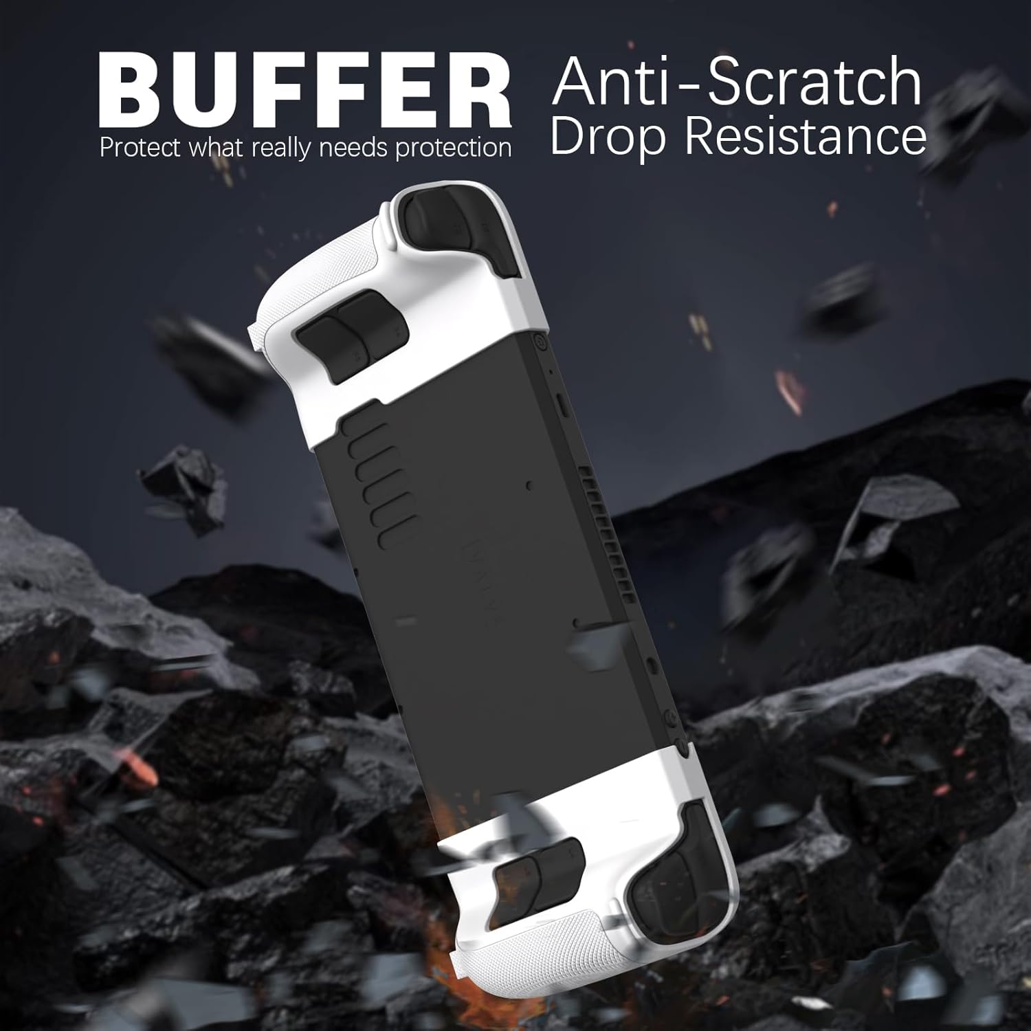 Capa Protetora AJKTHGE para Steam Deck Silicone Antiderrapante 5 Capa Protetora AJKTHGE para Steam Deck Silicone Antiderrapante - Imagem 5