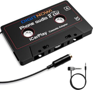 Adaptador de Cassete Mersoco com Cabo Auxiliar para Carro