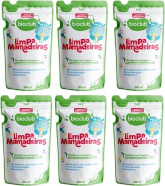 Detergente Limpa Mamadeiras Vegano Orgânico 6 Unidades 3 Litros