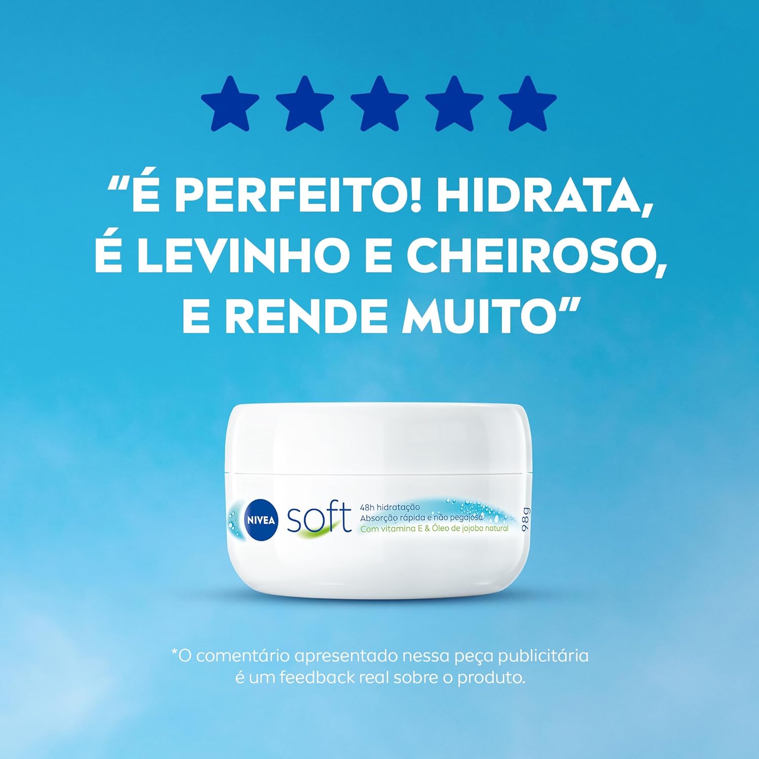 Creme Hidratante Nivea Soft 97g Hidratação Suave para o Corpo 7 Creme Hidratante Nivea Soft 97g Hidratação Suave para o Corpo - Imagem 7