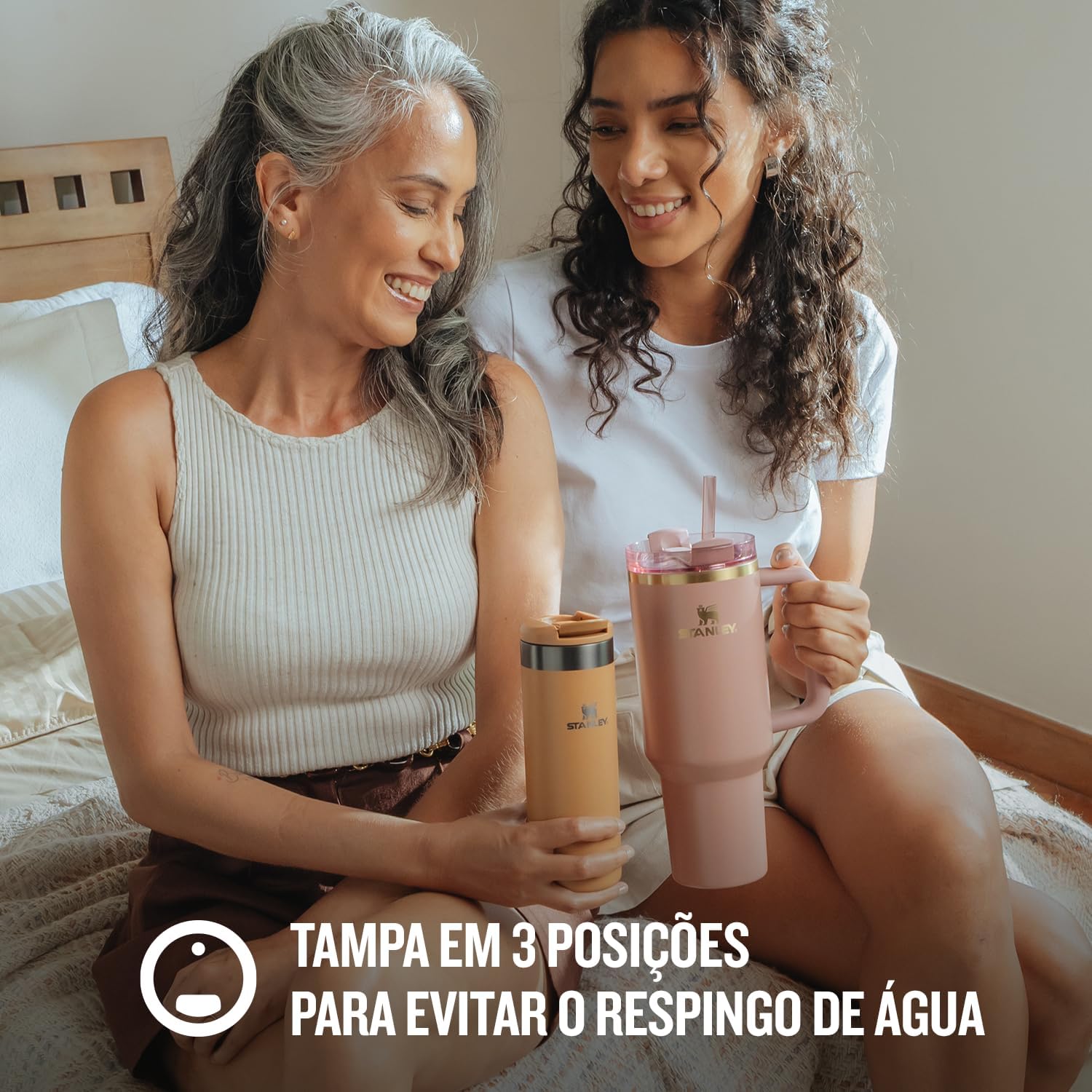 Copo Térmico Stanley Quencher H2.0 1,18L Antique Pink 5 Copo Térmico Stanley Quencher H2.0 1,18L Antique Pink - Imagem 5