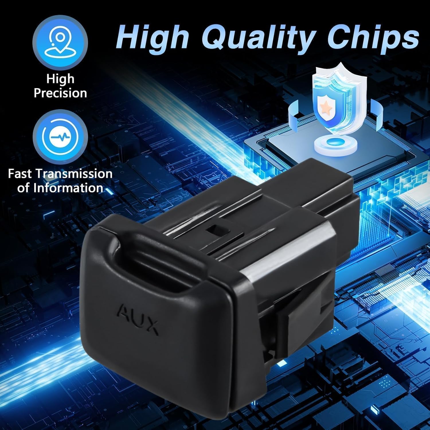 Adaptador Auxiliar Áudio KPALAG para Honda Civic e CR-V 3 Adaptador Auxiliar Áudio KPALAG para Honda Civic e CR-V - Imagem 3