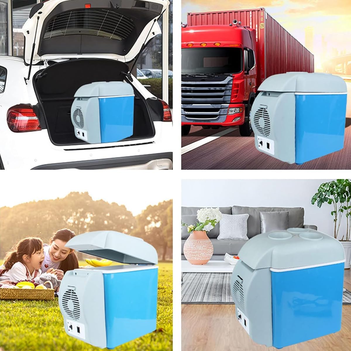 Mini Geladeira CNAOHGHN 7,5L Portátil para Carro 12V 24V Bivolt 4 Mini Geladeira CNAOHGHN 7,5L Portátil para Carro 12V 24V Bivolt - Imagem 4