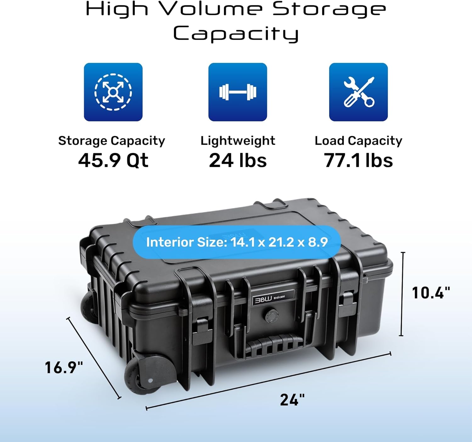 Caixa de Ferramentas B&W International Jumbo 6700 com Tabuleiros 8 Caixa de Ferramentas B&W International Jumbo 6700 com Tabuleiros - Imagem 8