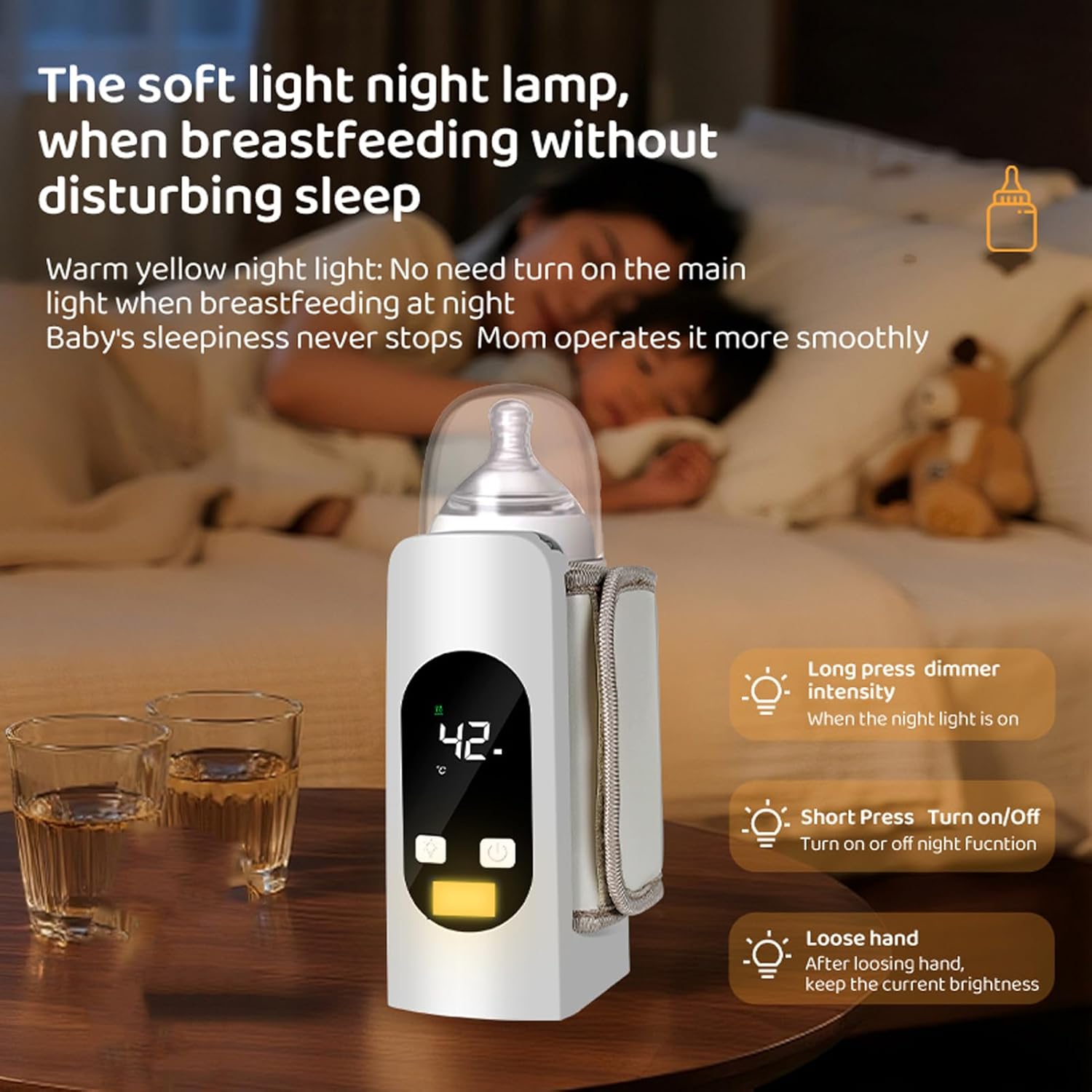 Aquecedor de Mamadeiras Portátil USB com Temperatura Constante 6 Aquecedor de Mamadeiras Portátil USB com Temperatura Constante - Imagem 6