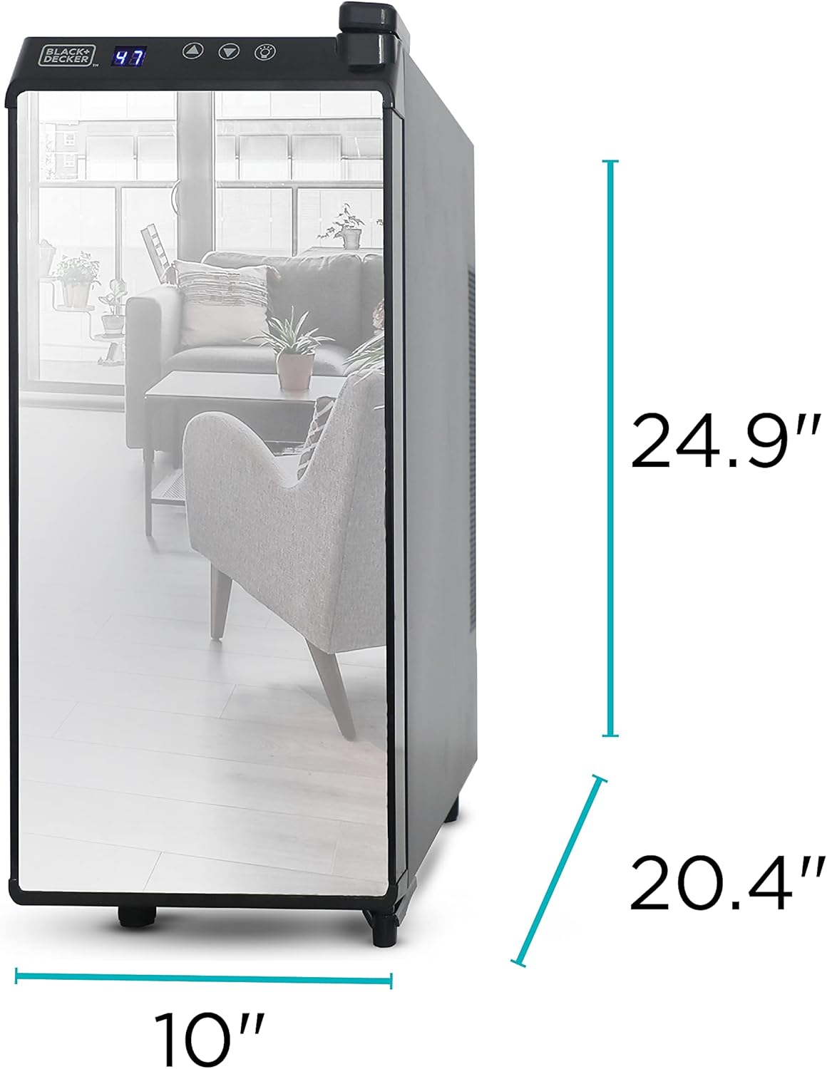 Adega Climatizada Black+Decker BD60336 para 12 Garrafas 7 Adega Climatizada Black+Decker BD60336 para 12 Garrafas - Imagem 7