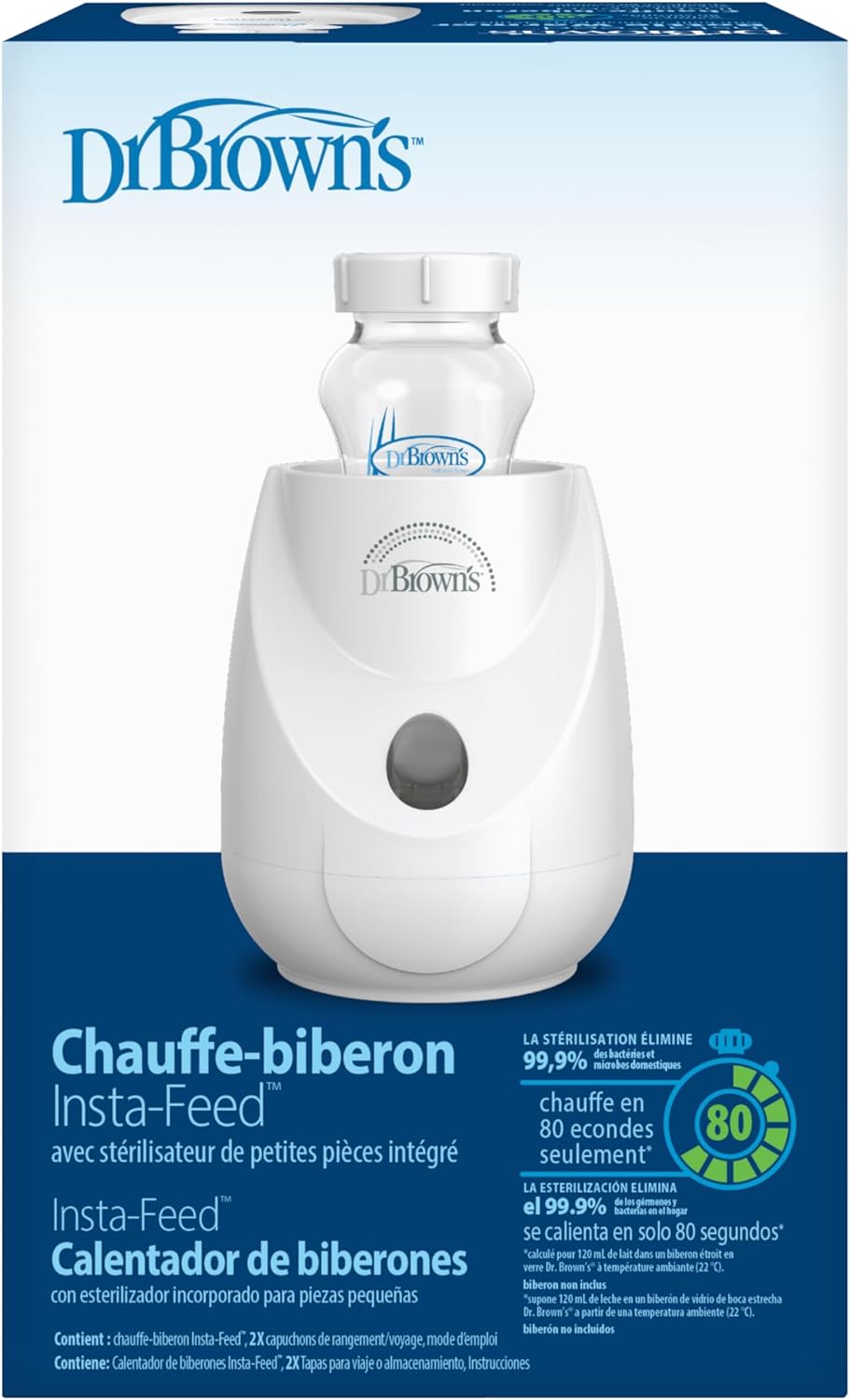 Aquecedor de Mamadeiras Dr. Brown's AC184 Rápido e Eficiente 11 Aquecedor de Mamadeiras Dr. Brown's AC184 Rápido e Eficiente - Imagem 11