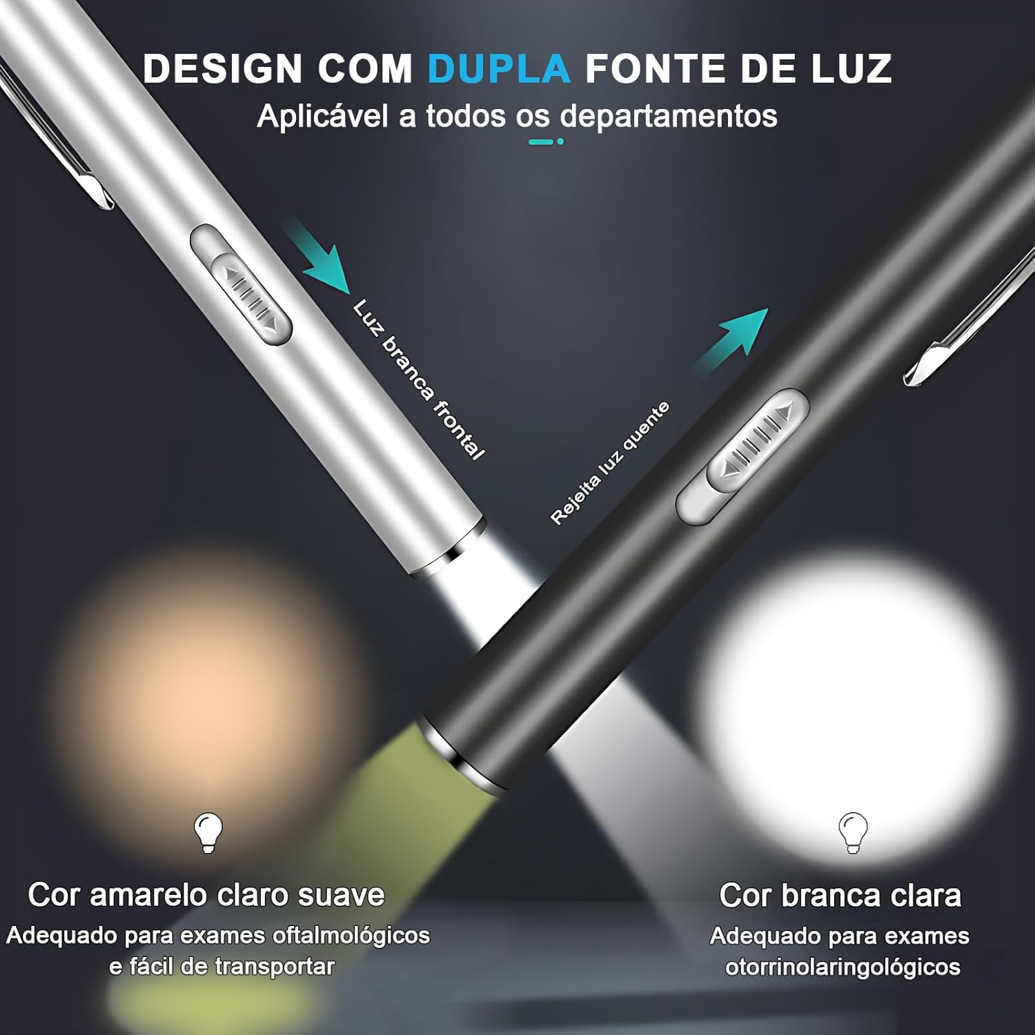 Kit 2 Lanterna Clínica LED BCVVCCB Lanterna Médica para Exame 5 Kit 2 Lanterna Clínica LED BCVVCCB Lanterna Médica para Exame - Imagem 5