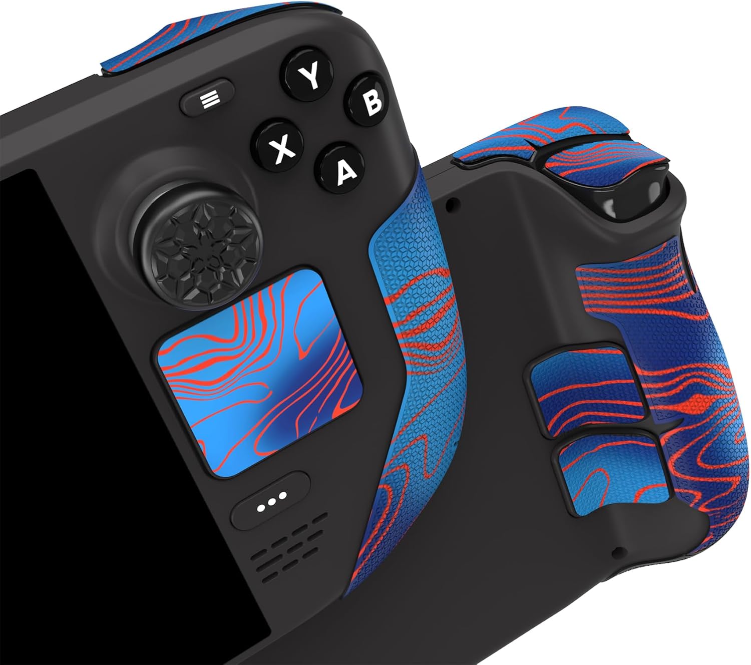 Kit Adesivos PlayVital Steam Deck Grip Antiderrapante Premium 6 Kit Adesivos PlayVital Steam Deck Grip Antiderrapante Premium - Imagem 6