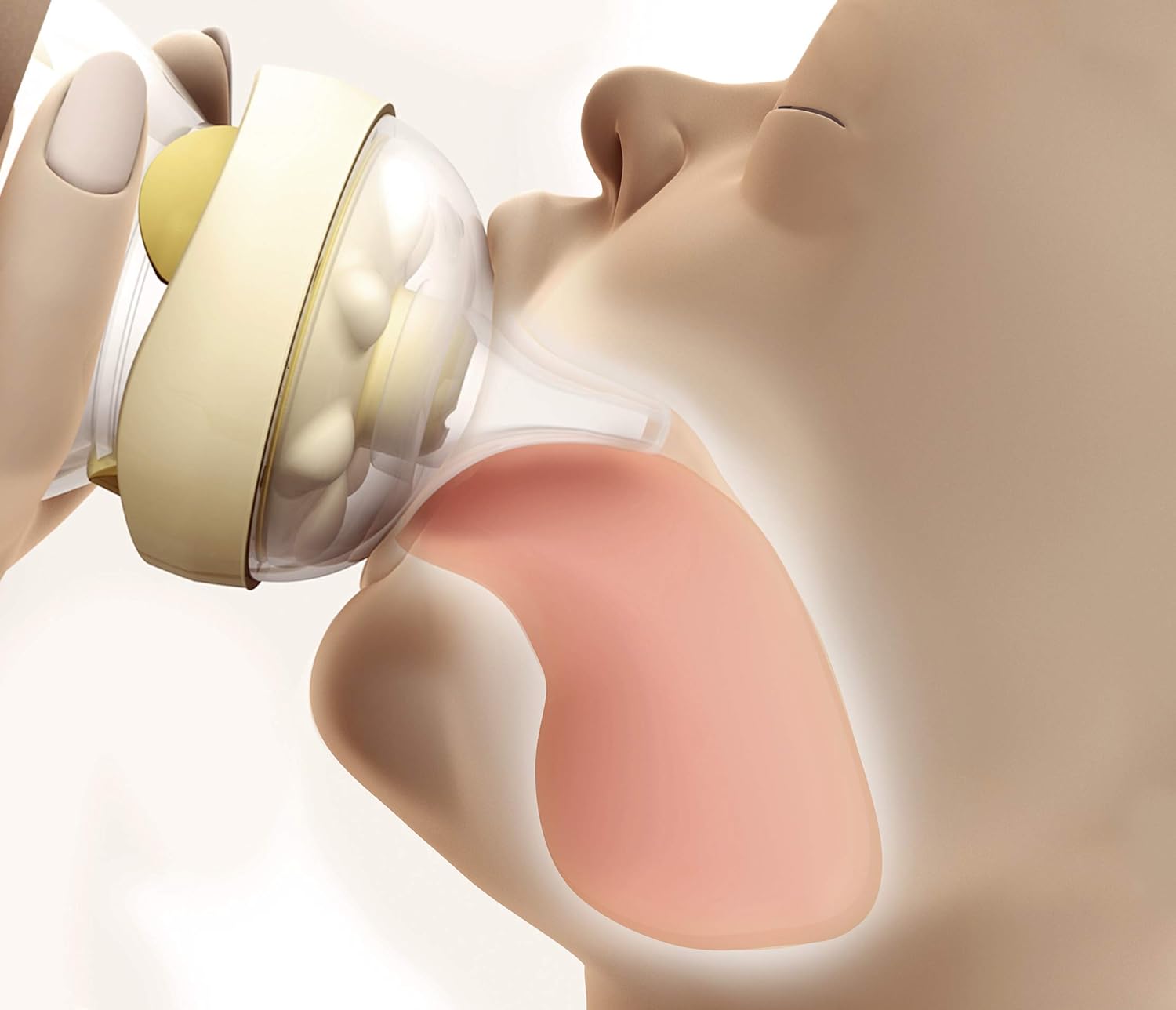 Bico de Mamadeira Medela Calma Sistema de Alimentação Ventilado 5 Bico de Mamadeira Medela Calma Sistema de Alimentação Ventilado - Imagem 5