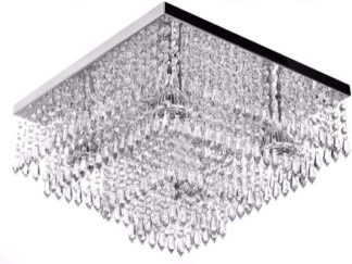 Lustre Plafon Marryluz Dreamcrillic 40x40 Cristal Acrílico