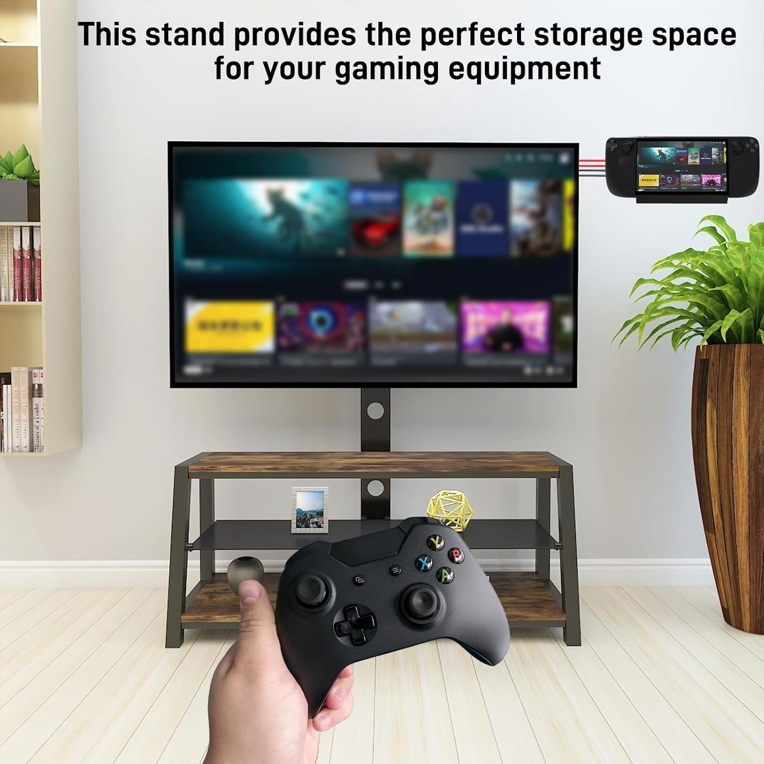 Suporte de Parede Yibeico para Dock Steam Deck Organizador 7 Suporte de Parede Yibeico para Dock Steam Deck Organizador - Imagem 7