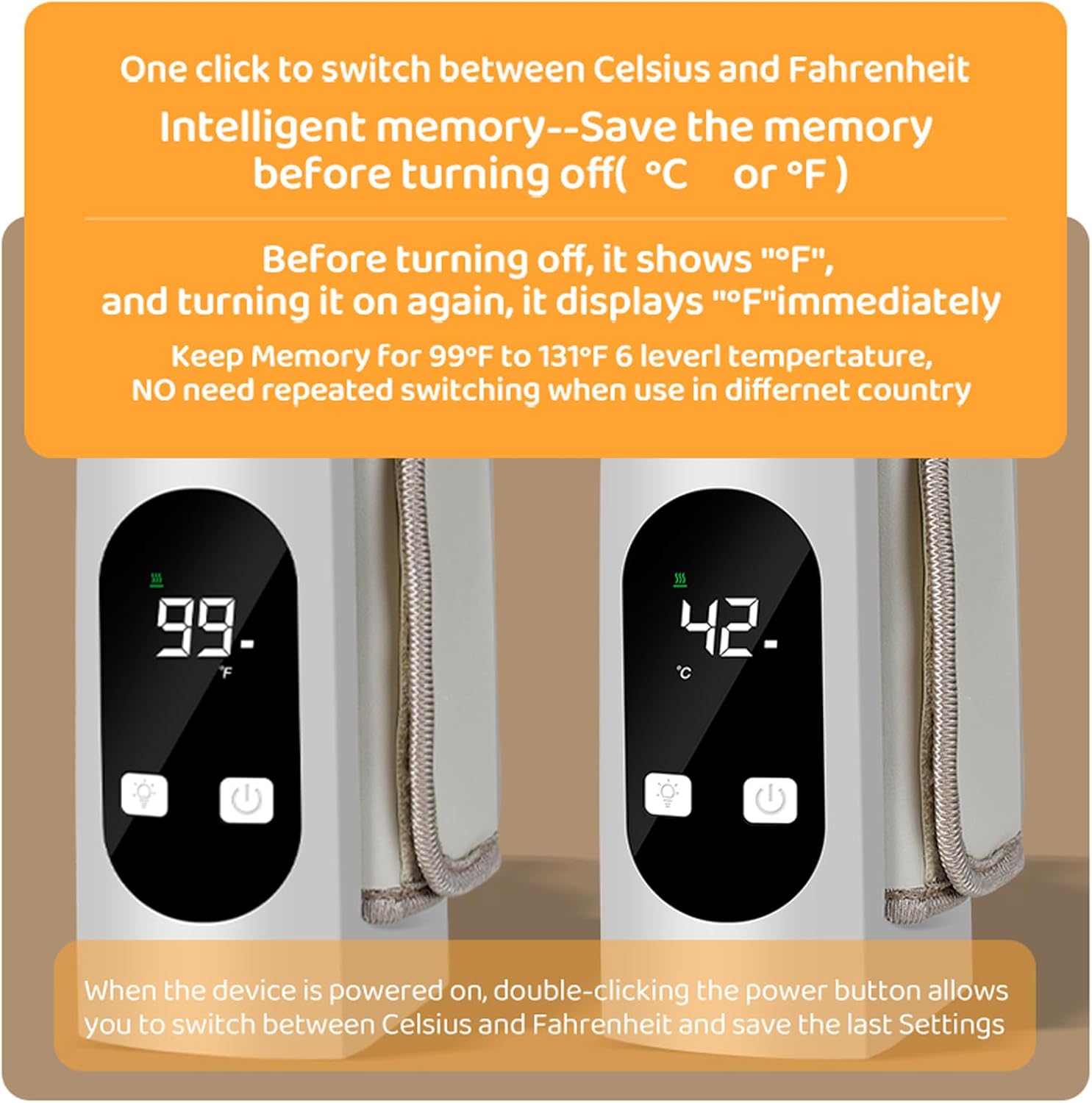 Aquecedor de Mamadeiras Portátil USB com Temperatura Constante 5 Aquecedor de Mamadeiras Portátil USB com Temperatura Constante - Imagem 5