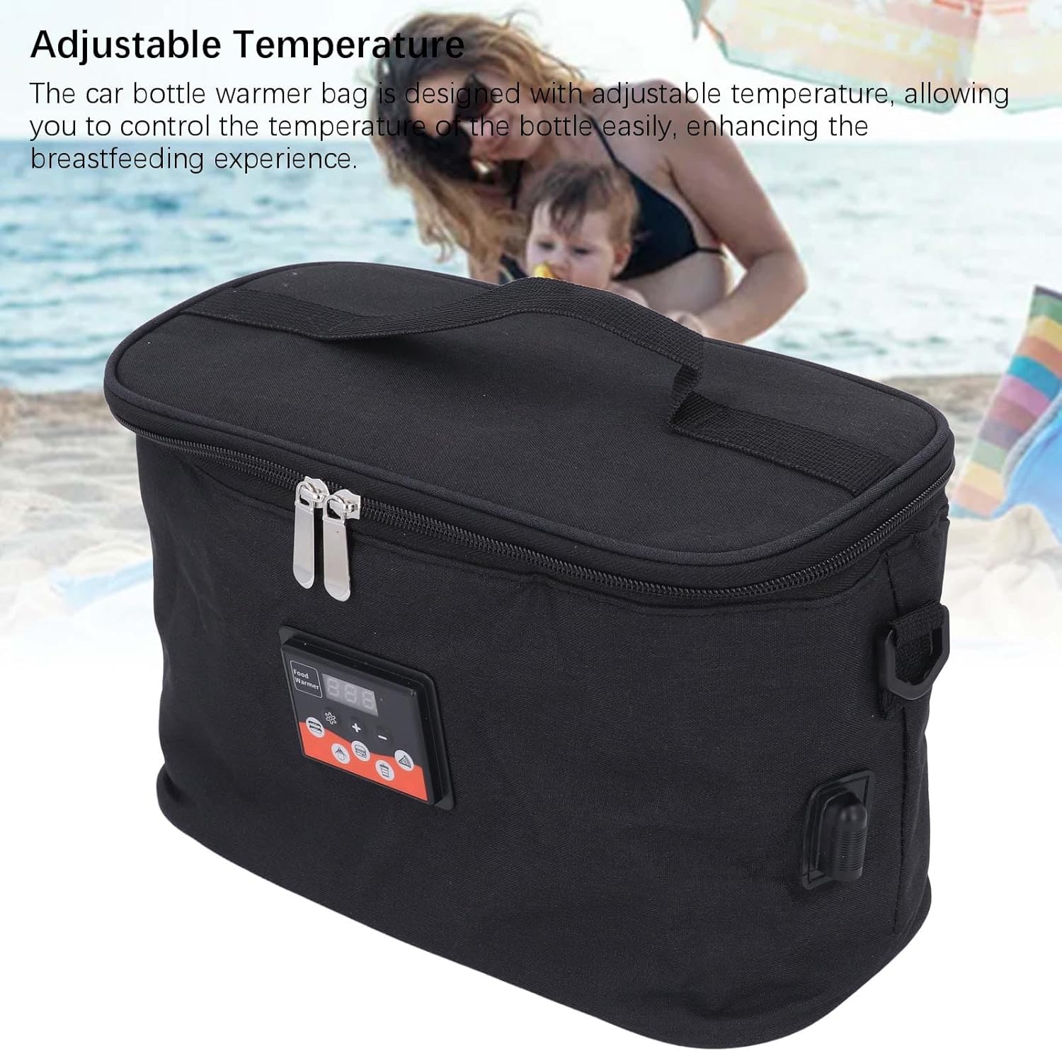 Bolsa Aquecedora Fafeicy para Mamadeiras Portátil de Carro 4 Bolsa Aquecedora Fafeicy para Mamadeiras Portátil de Carro - Imagem 4