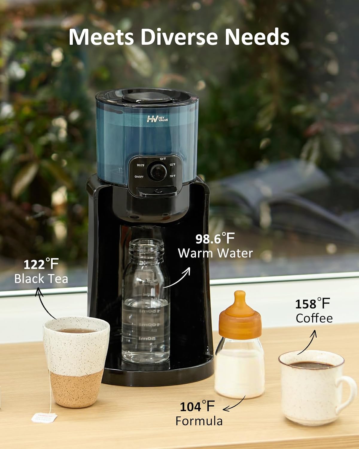 Aquecedor de Mamadeira HEYVALUE K301 com Controle de Temperatura 8 Aquecedor de Mamadeira HEYVALUE K301 com Controle de Temperatura - Imagem 8