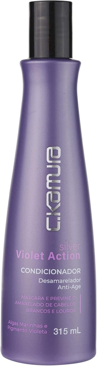 Condicionador C.Kamura Silver Desamarelador 315ml para Cabelos 1 Condicionador C.Kamura Silver Desamarelador 315ml para Cabelos