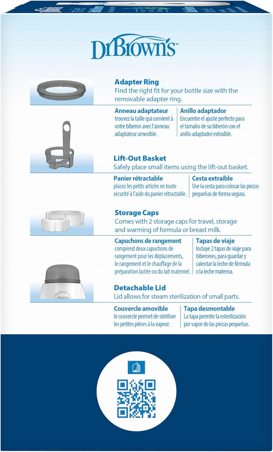Aquecedor de Mamadeiras Dr. Brown's AC184 Rápido e Eficiente 9 Aquecedor de Mamadeiras Dr. Brown's AC184 Rápido e Eficiente - Imagem 9