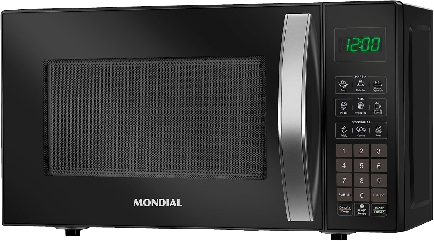 Micro-ondas Mondial MO-01-21-B Preto 21L 1200W Funcionalidades 1 Micro-ondas Mondial MO-01-21-B Preto 21L 1200W Funcionalidades
