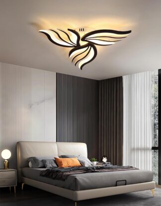 Luminária de Teto LED WANDASHAN Moderna com Controle Remoto