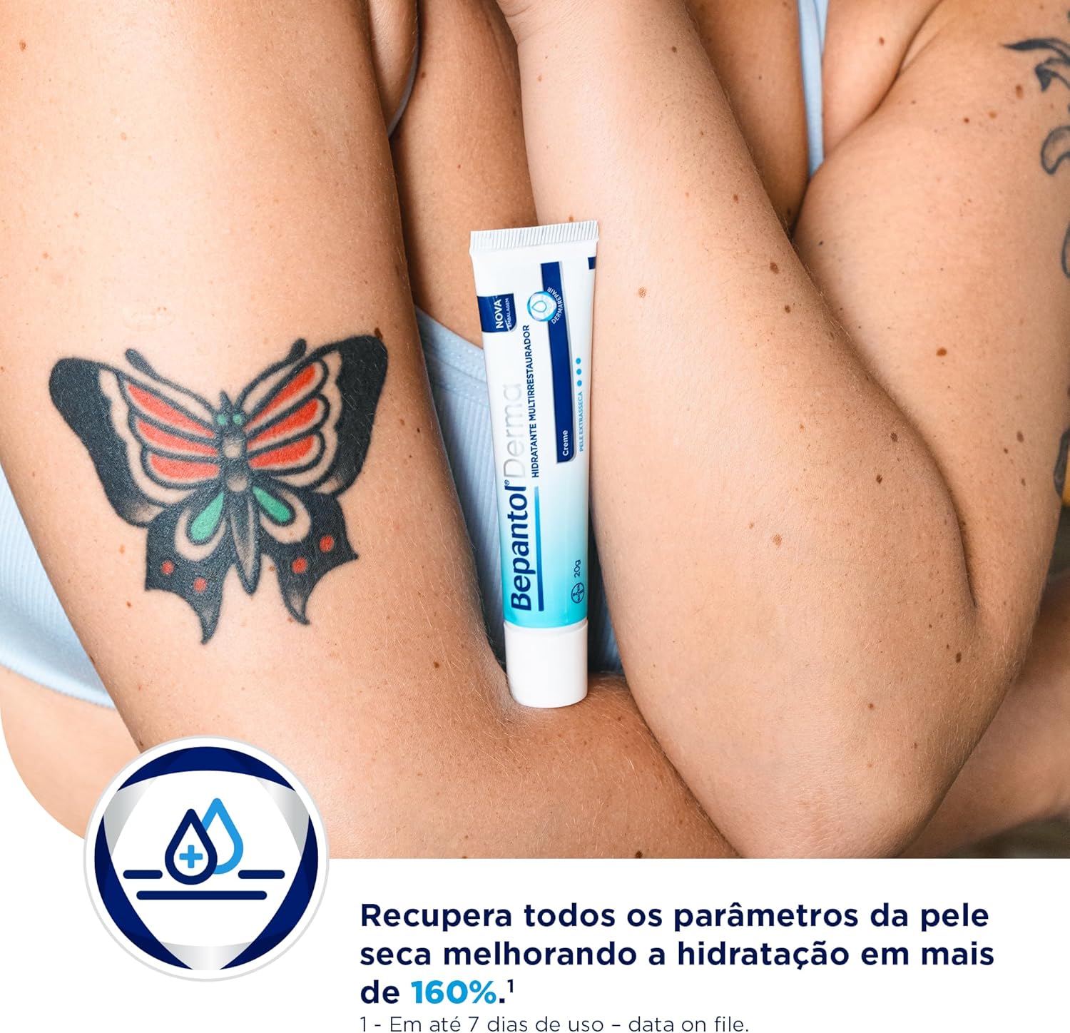 Creme Hidratante Bepantol Derma Multirrestaurador 20g 5 Creme Hidratante Bepantol Derma Multirrestaurador 20g - Imagem 5